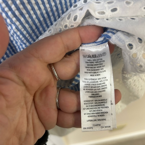 French Connection Belle Stripes Mixed Dress - Picture 5 of 6